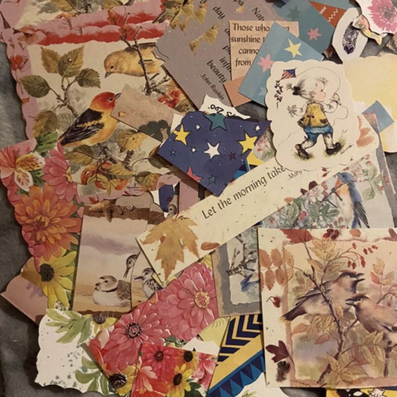 Junk journal/Scrapbooking Ephemera lot 