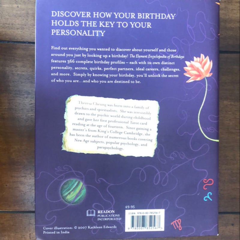 The Element of Encyclopedia of Birthdays