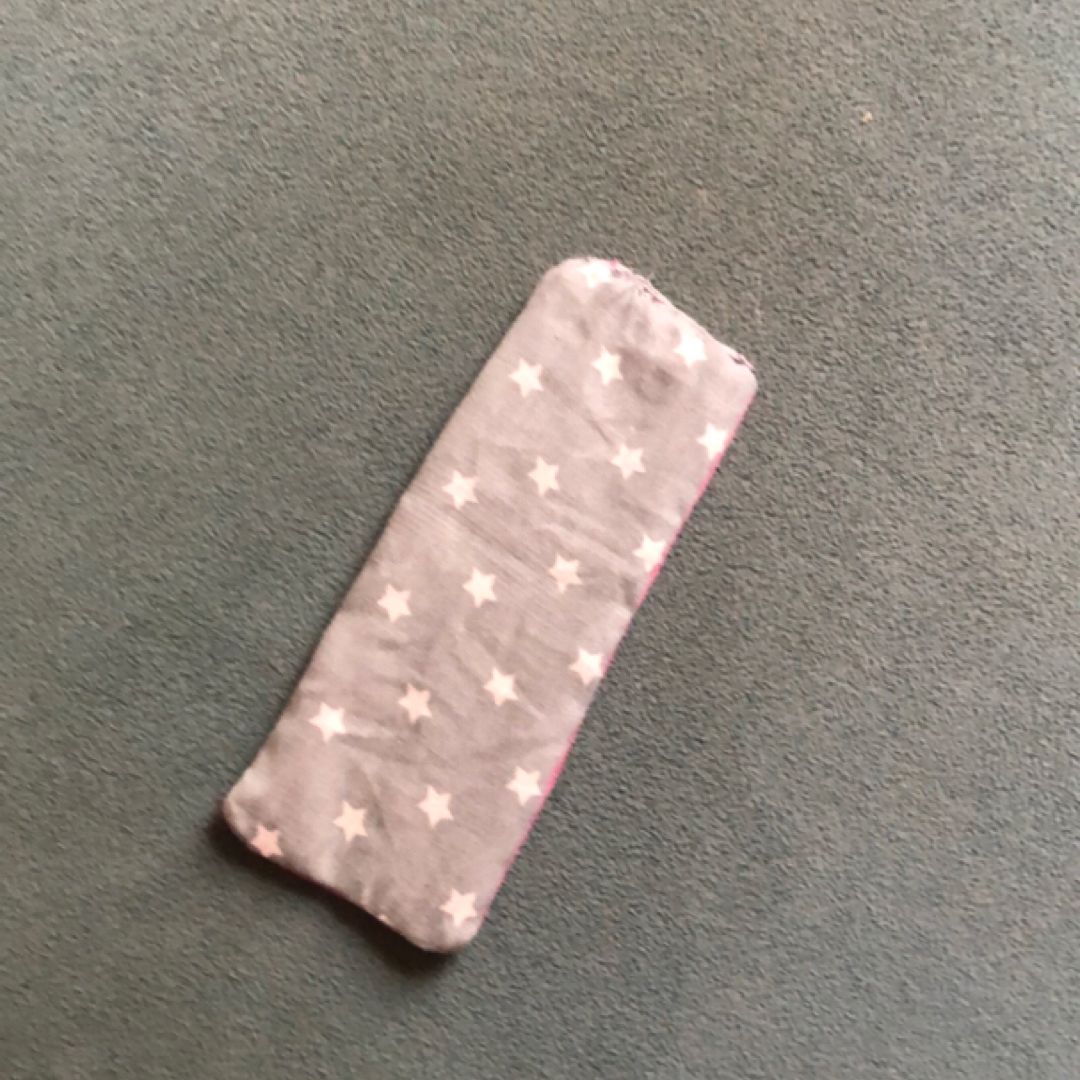 Handmade fabric bookmark