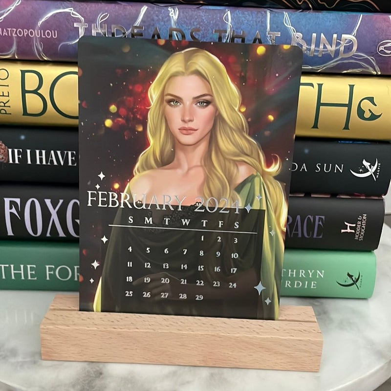 The World of Sarah J Maas Desk Calendar Fairyloot