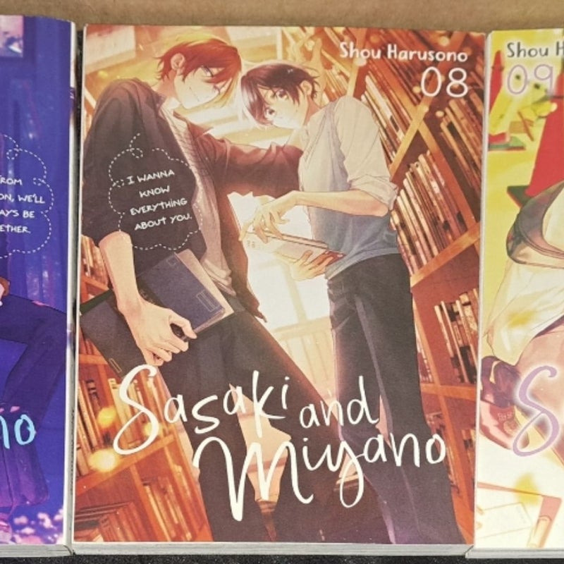 Sasaki and Miyano Manga Volume 1-9 