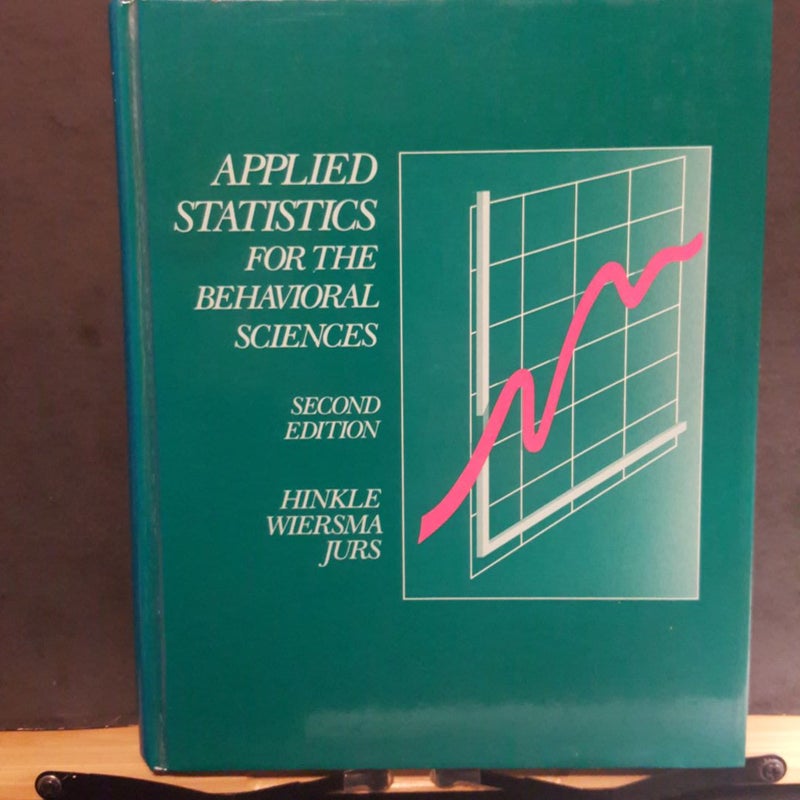 Applied Statistics for the Behavioral Sciences