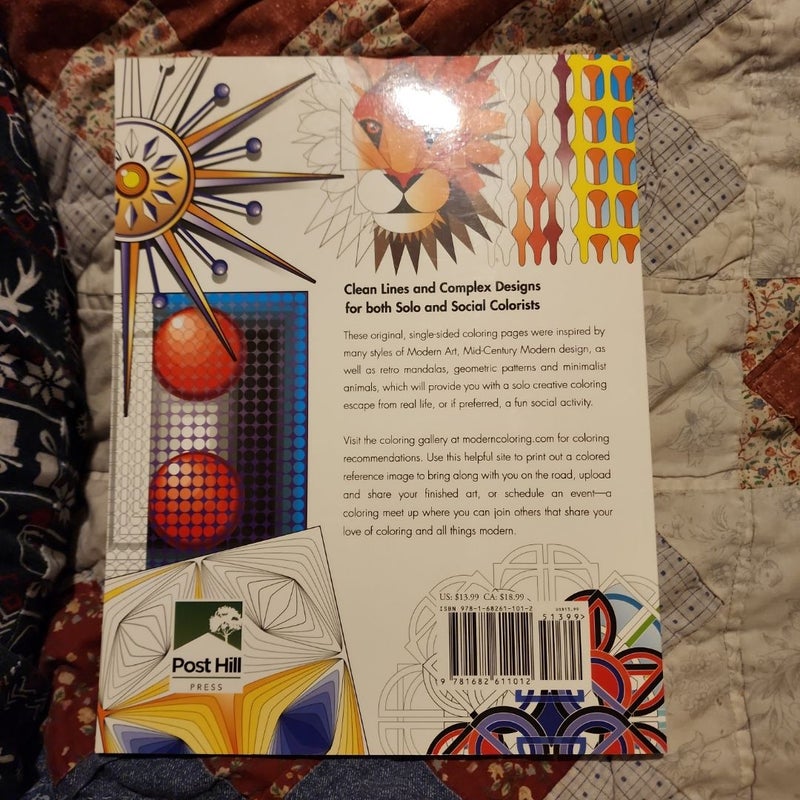 Coloringzen For The Stressed Out Modernist 