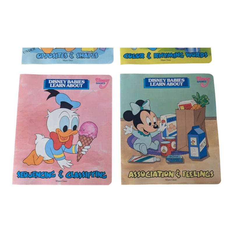 Disney Babies Learn About Set of 4 Books 