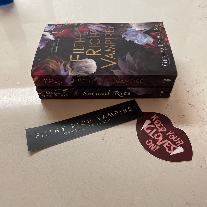 Filthy Rich Vampire - hand signed 