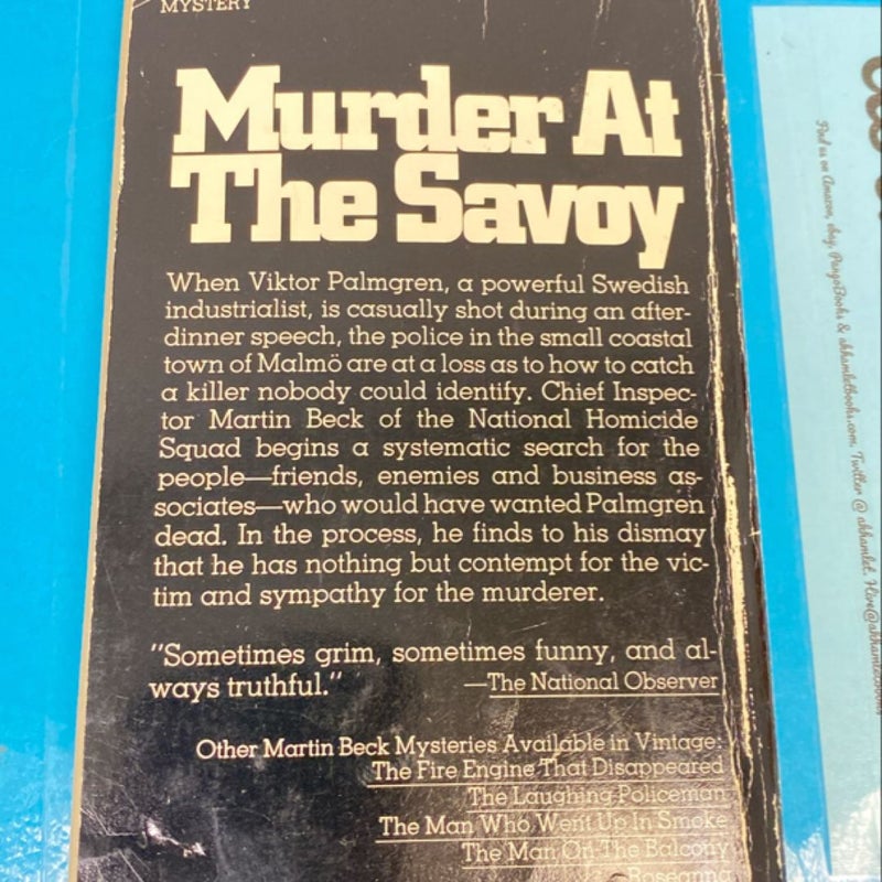 Murder at the Savoy