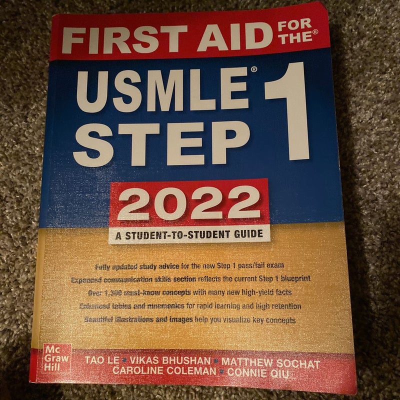 First Aid for the UMSLE Step 1 2022 