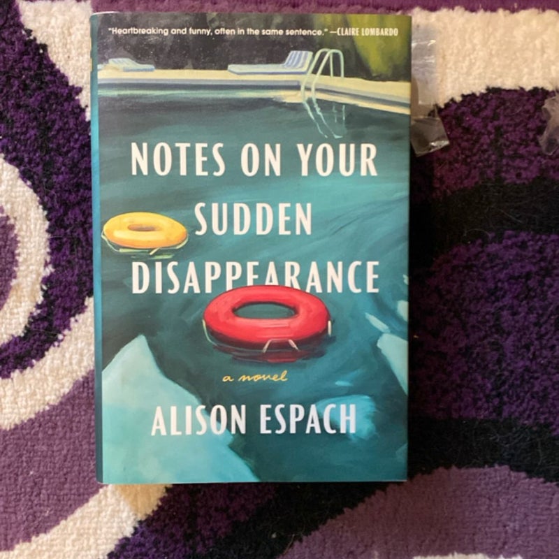 Notes on Your Sudden Disappearance