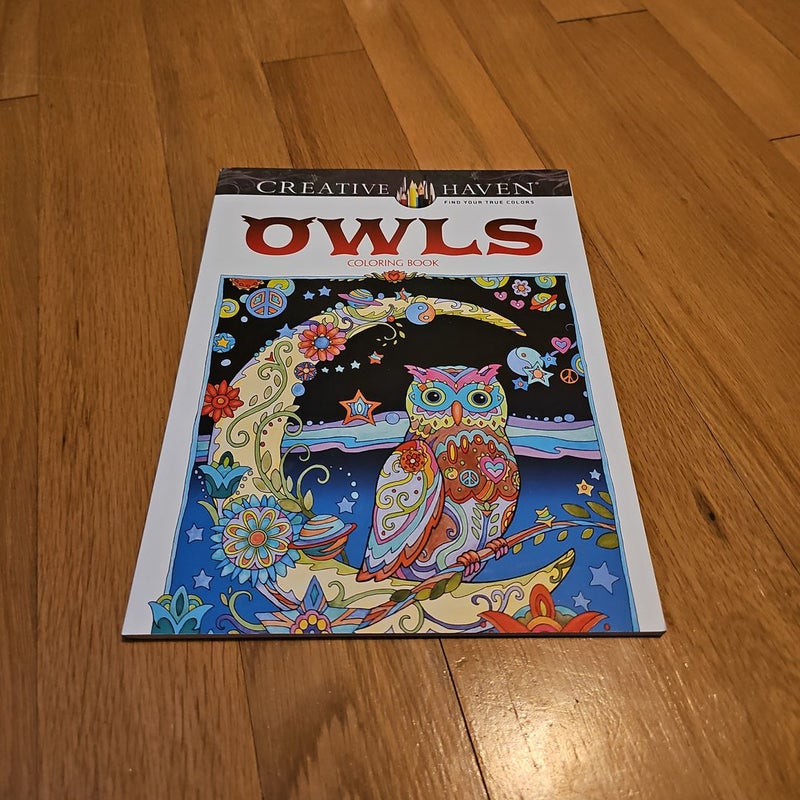 Creative Haven Owls Coloring Book