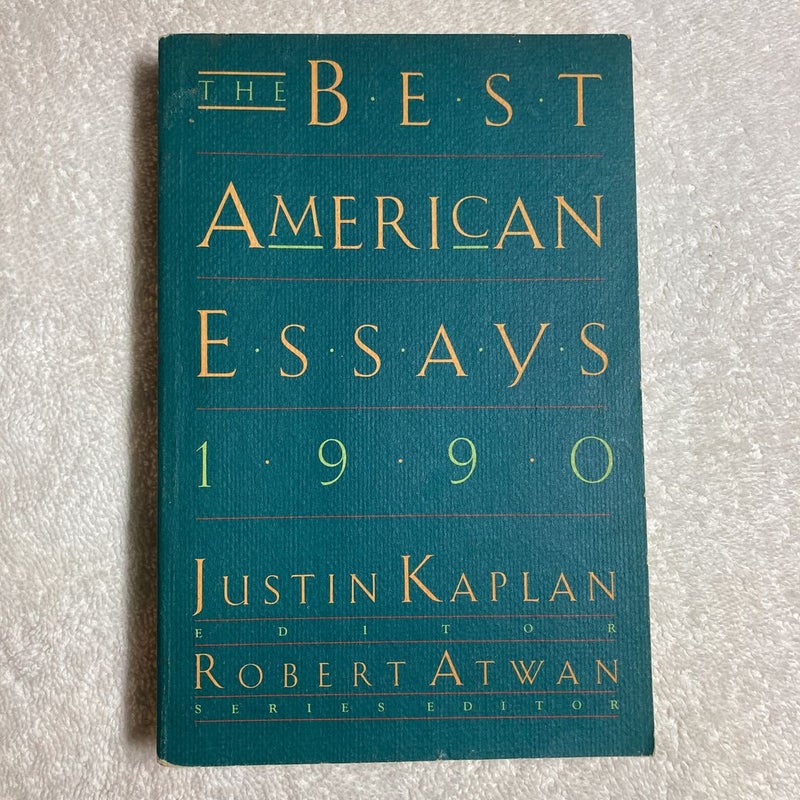 The Best American Essays, 1990