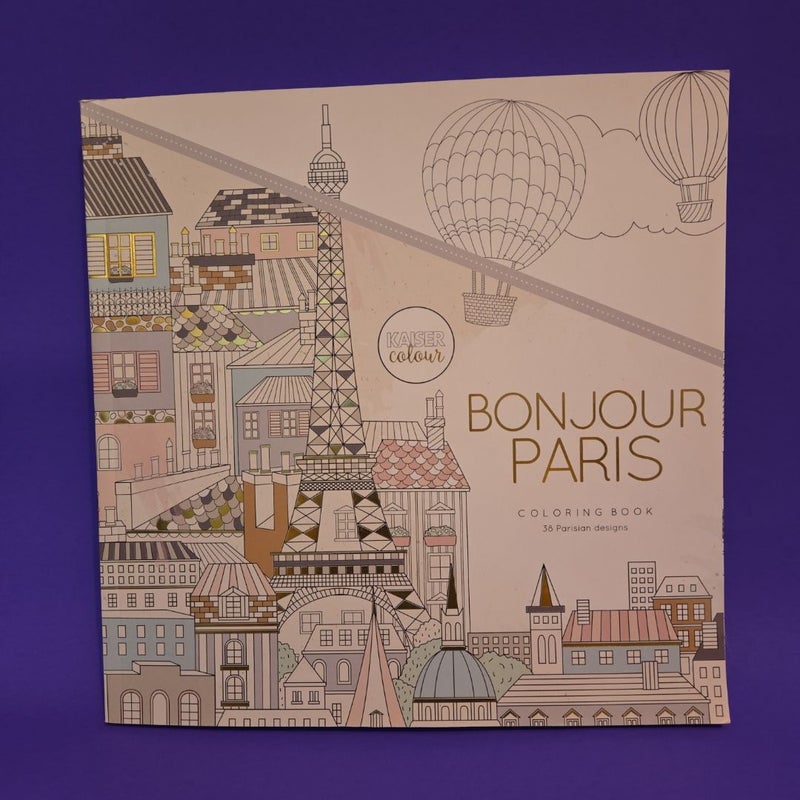 Barnes & Noble Bonjour Paris Coloring Book