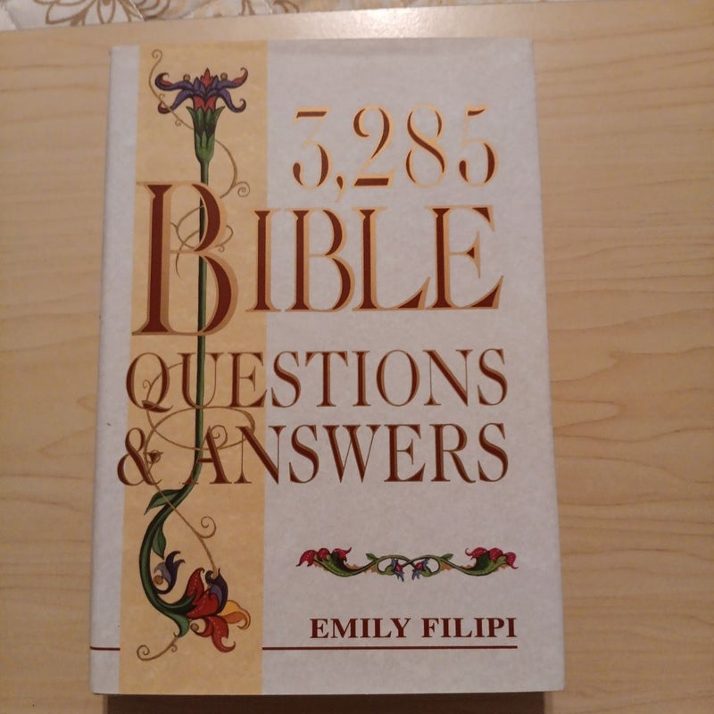 3,285 Bible Questions and Answers