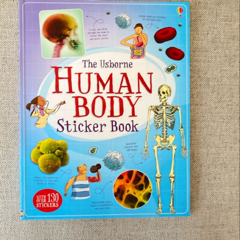 The usborne Human Body Sticker Book