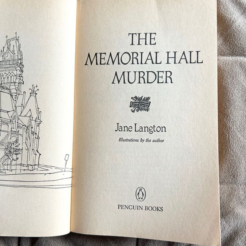 The Memorial Hall Murder