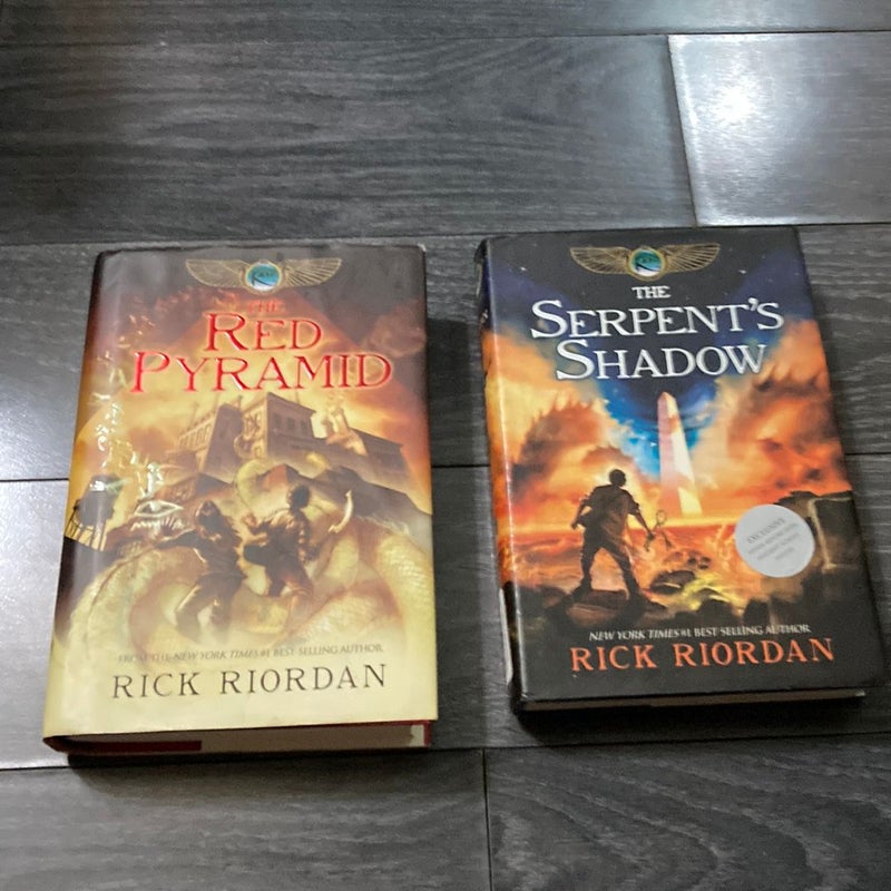 The Red Pyramid ad The Serpents Shadow (Kane Chronicles)
