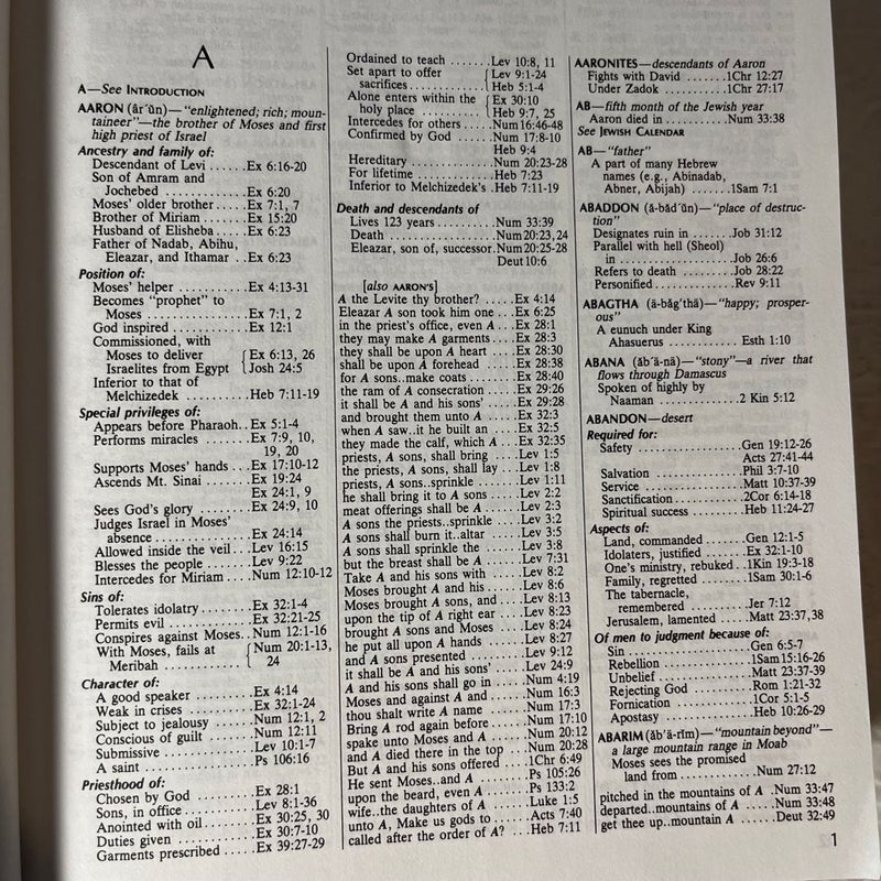 The Three-in-one Concise Bible Reference Companion Nelson's Concise Series