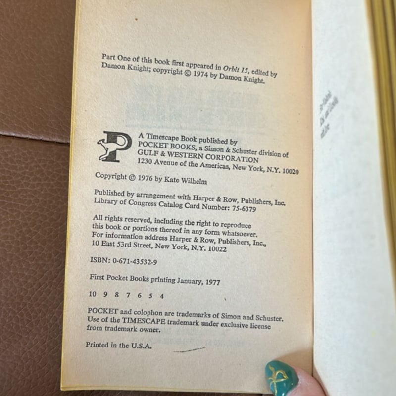 Where Late the Sweet Birds Sang *1st 4th*