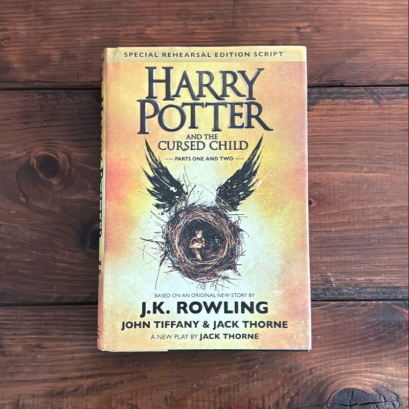 Harry Potter and the Cursed Child Parts One and Two (Special Rehearsal Edition Script)