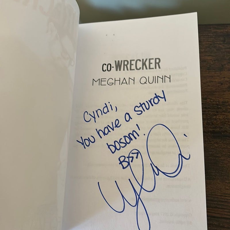 Co-WRECKER SIGNED