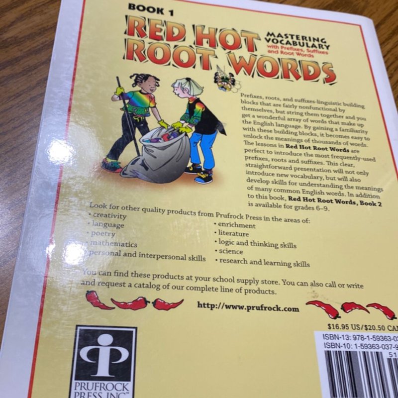 Red Hot Root Words by Dianne Draze