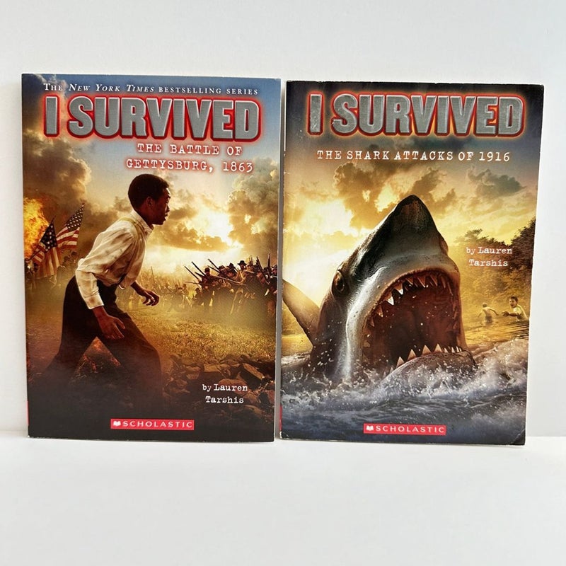 I Survived book bundle, 5 books