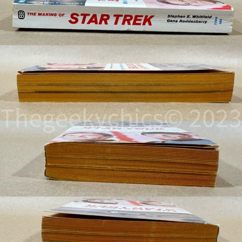 The Making of Star Trek Gene Roddenberry First Printing September 1968 