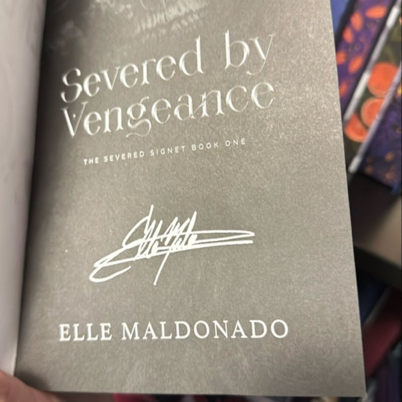 Severed By Vengeance Probably Smut Signed Edition