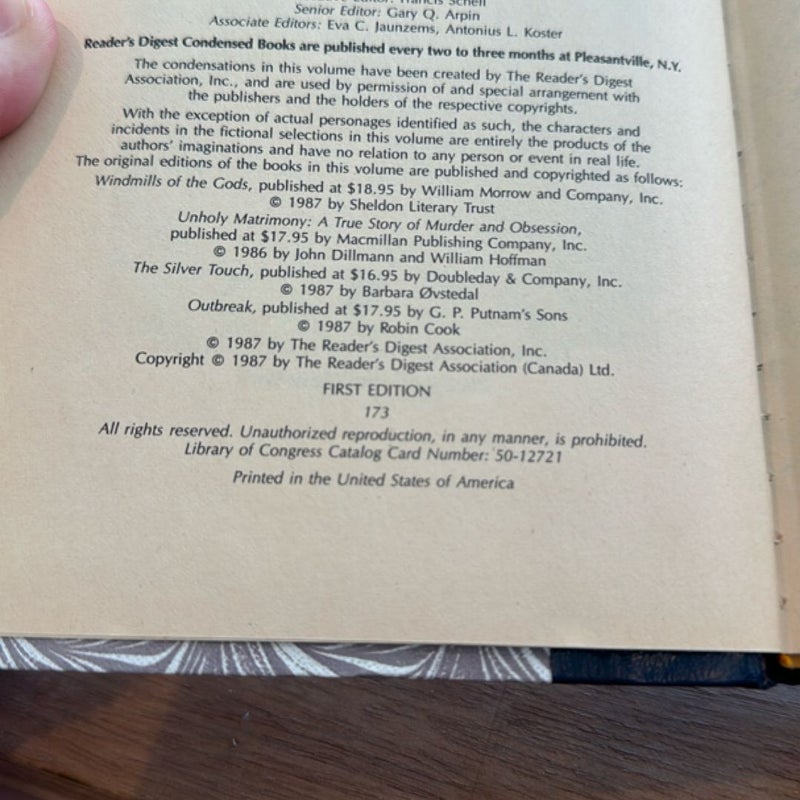 Readers digest condensed books