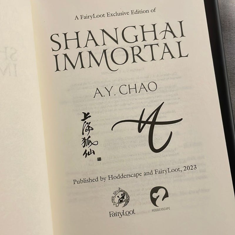 Shanghai Immortal - Fairyloot edition 