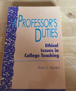 A Professor's Duties