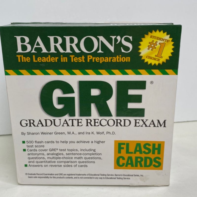 Barron's GRE Flash Cards