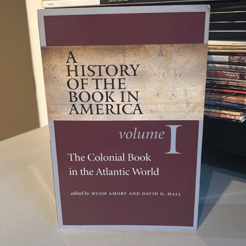 A History of the Book in America