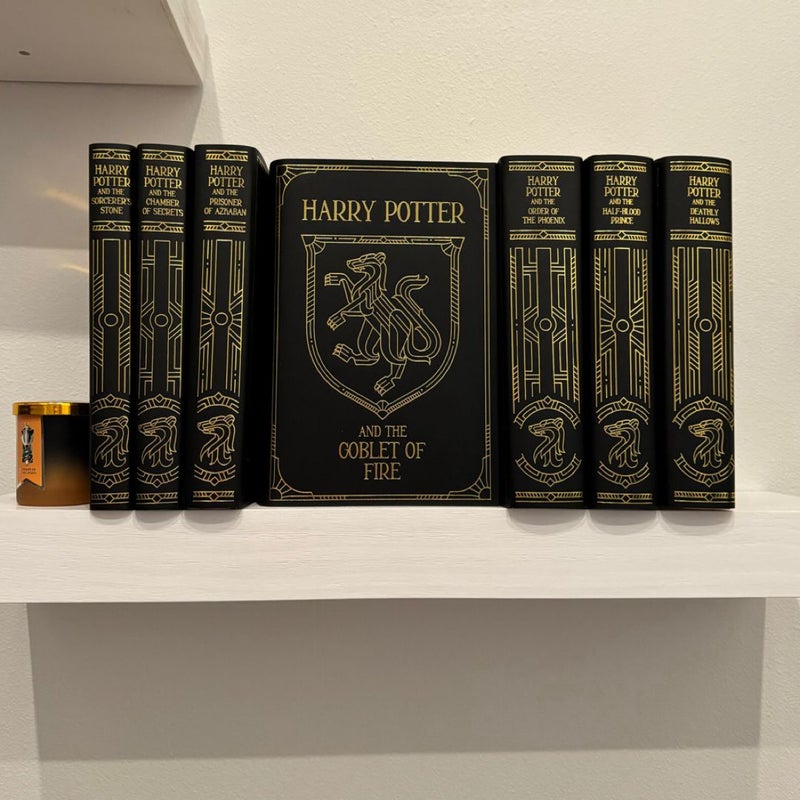 Complete Harry Potter Hardcover Series-Hufflepuff