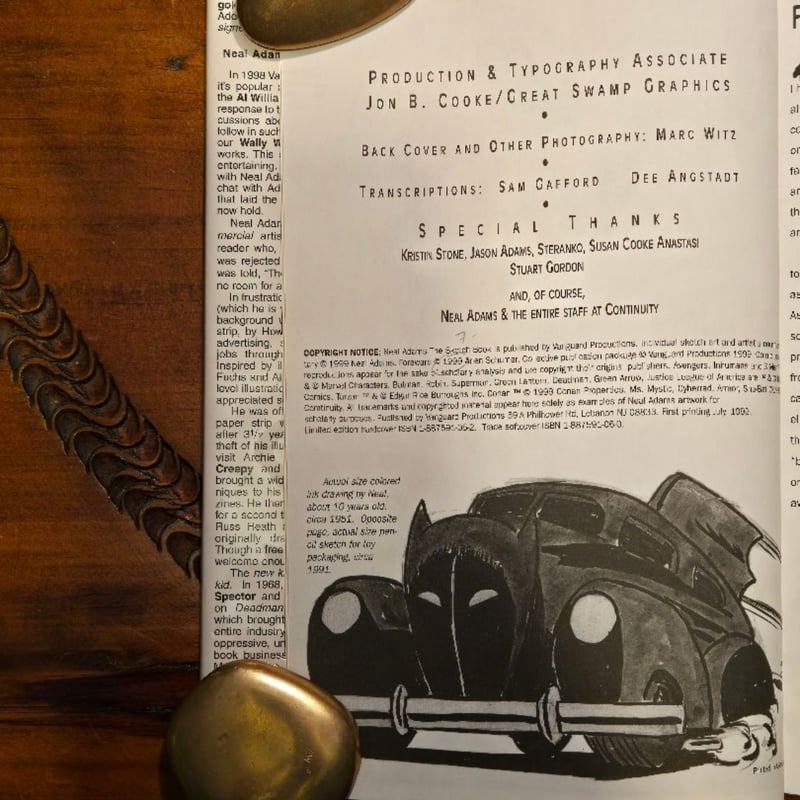 Neal Adams the Sketch Book