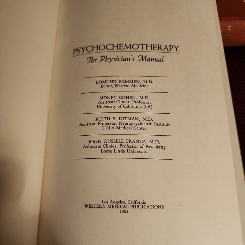 Psychochemotherapy