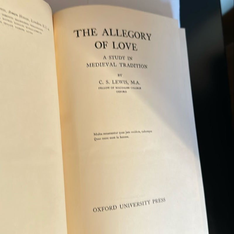 The Allegory of Love