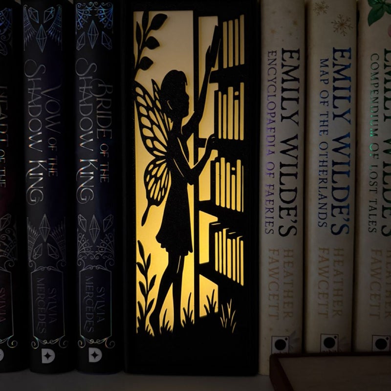 Book Nook Insert with Tea Light