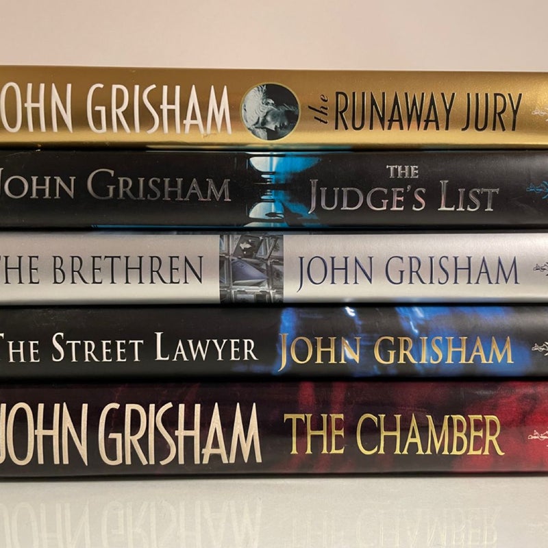 5 John Grisham First Edition Hardcovers Very Good Condition True First Editions!