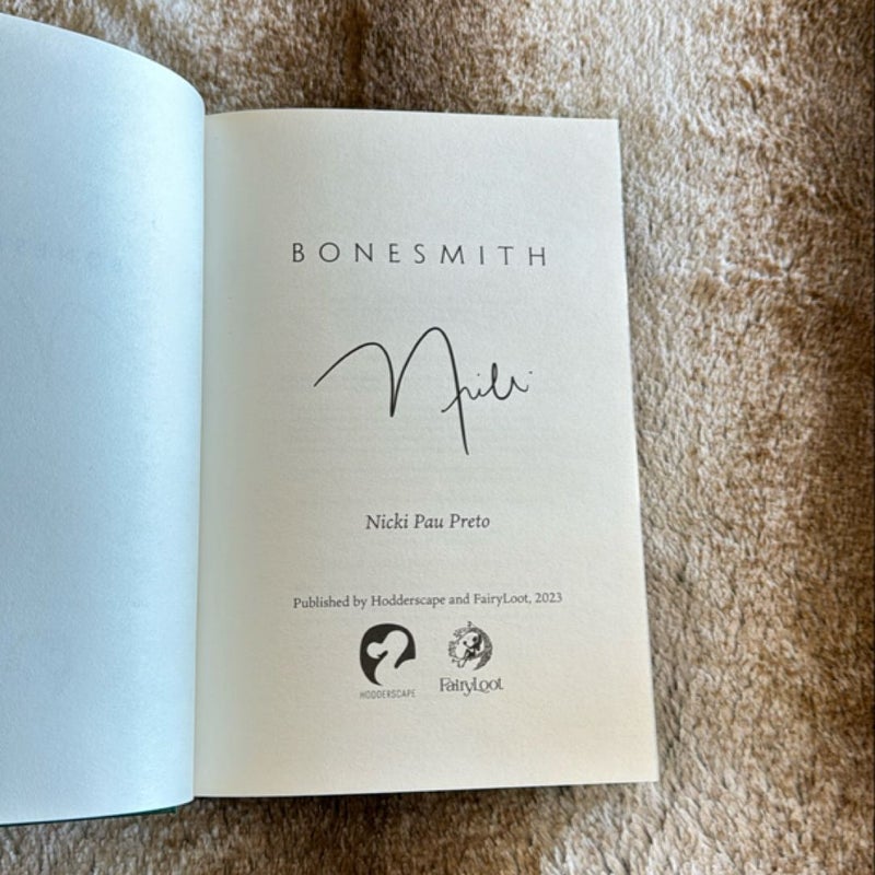 Bone Smith *Signed Fairyloot Edition*