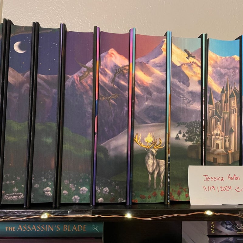 Acrylipics Throne of Glass w/ overlays