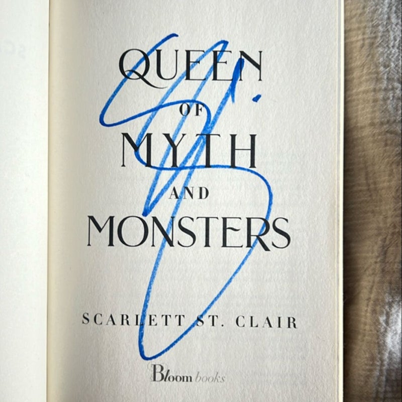 AUTOGRAPHED Queen of Myth and Monsters