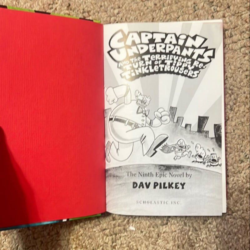 Captain Underpants and the Terrifying Return of Tippy Tinkletrousers