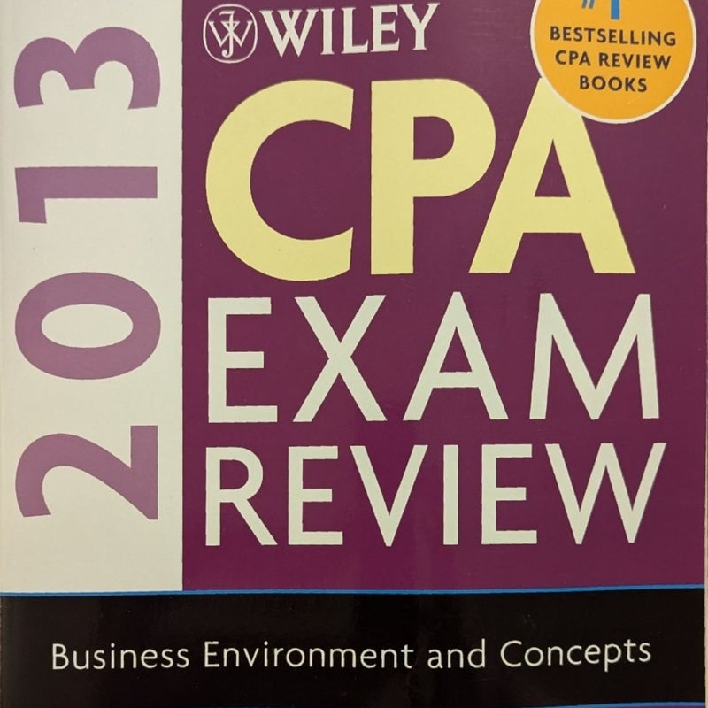 Wiley CPA Exam Review 2013