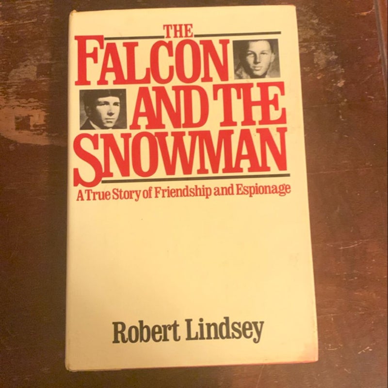THE FALCON & THE SNOWMAN- 1st/1st Hardcover!