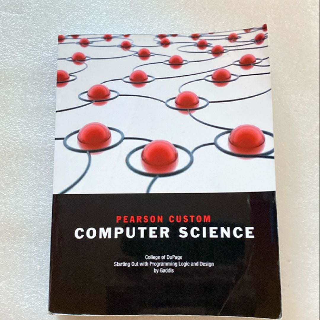 Pearson Custom Computer Science by Tony Gaddis, Paperback | Pangobooks