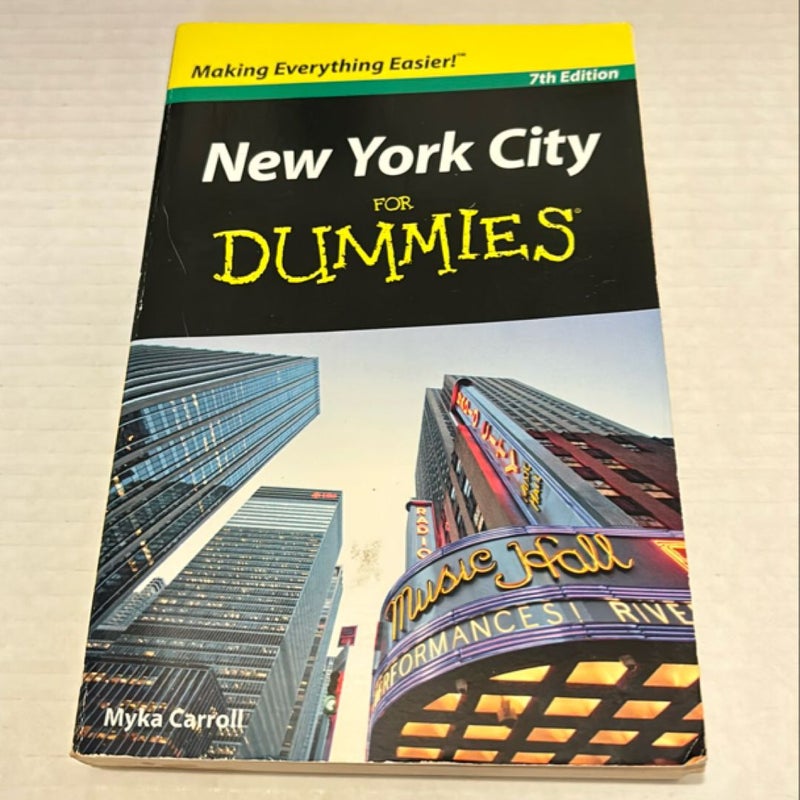 New York City for Dummies