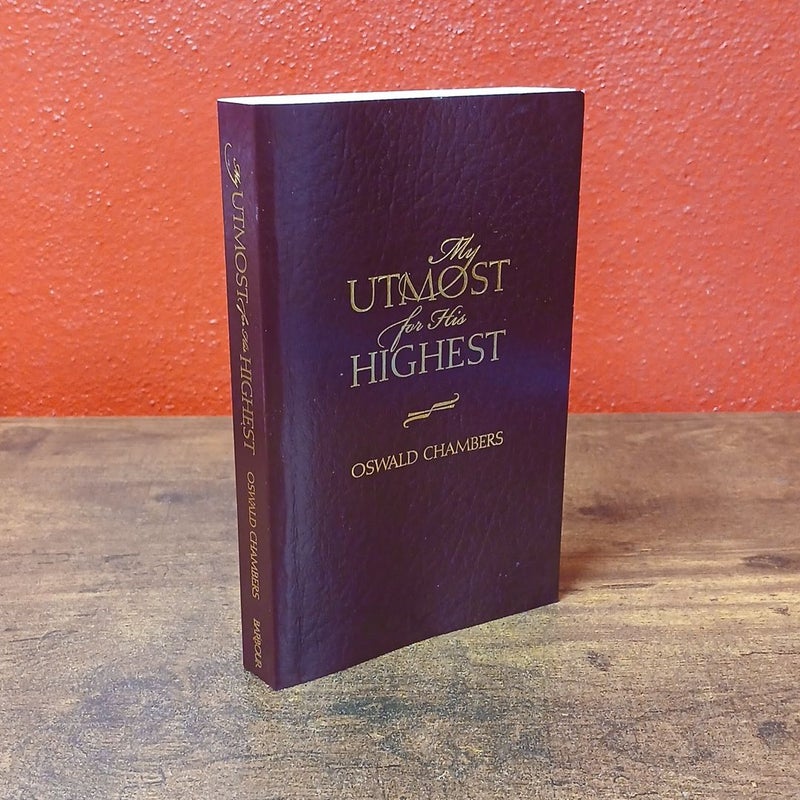 My Utmost For His Highest,  