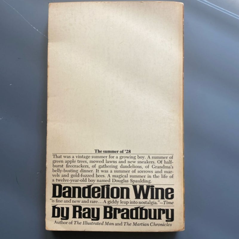 Dandelion Wine