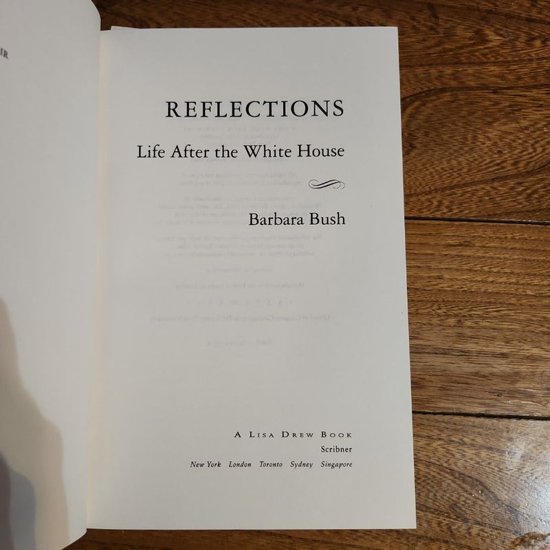 Reflections signed by Barbara Bush