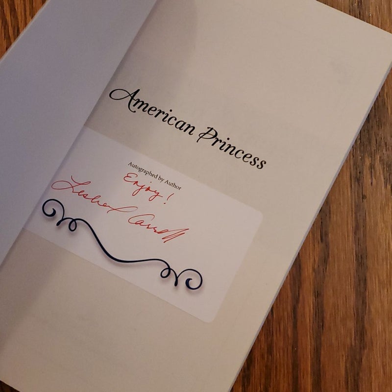 American Princess (signed bookplate)